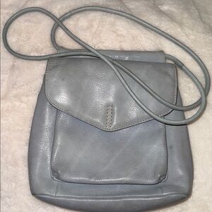CUTE LIGHT BLUE FOSSIL CROSSBODY PURSE